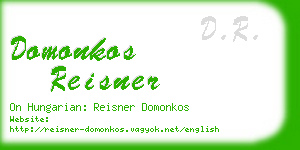 domonkos reisner business card